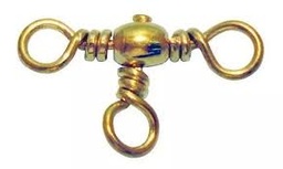 Giratorio/Emerillon triple Dorado