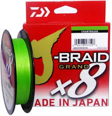 Trenzado Daiwa J-Braid Grand x8 Chartreuse