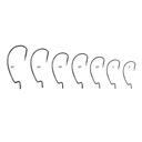 Anzuelos Texas Asari  Carolina Worm (2/0)