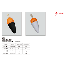 Boya Gaci Larga Blanca Sin Lastre