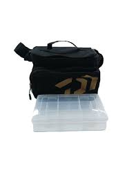 Bolsa Daiwa Black Gold con 3 cajas
